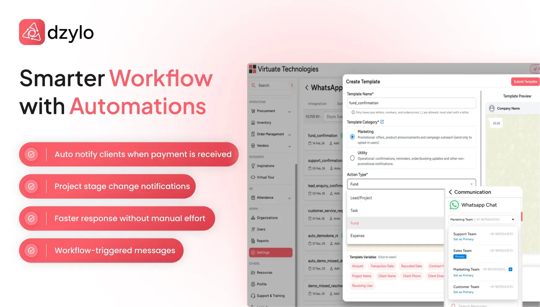 Systemize Your Business Operations By Automations in Dzylo